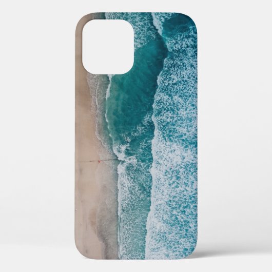 Blue Ocean Waves Sandstrand Case-Mate iPhone Hülle (Rückseite)