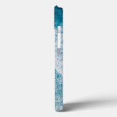 Blue Ocean Waves Sandstrand Case-Mate iPhone Hülle (Rückseite / Links)