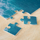 Blue Ocean Waves Sandstrand Puzzle (Seite)