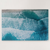 Blue Ocean Waves Sandstrand Puzzle (Horizontal)