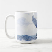 Blue Ocean Whale Tail Kaffeetasse (Links)