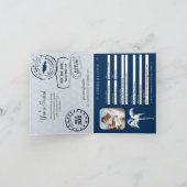 Blue Ocho Rios Jamaica Passport Einladung zur Hoch (Innenseite)