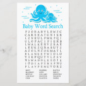 Blue Octopus Baby Shooter Word Search Game (Vorderseite)