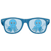 Blue Octopus Beach Urlaub Sonnenbrille (Vorderseite)