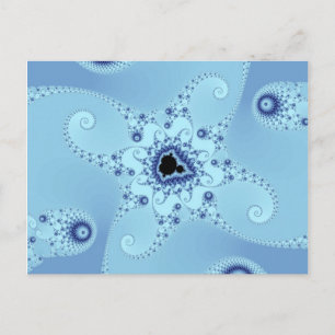 Blue Octopus Postcard Postkarte