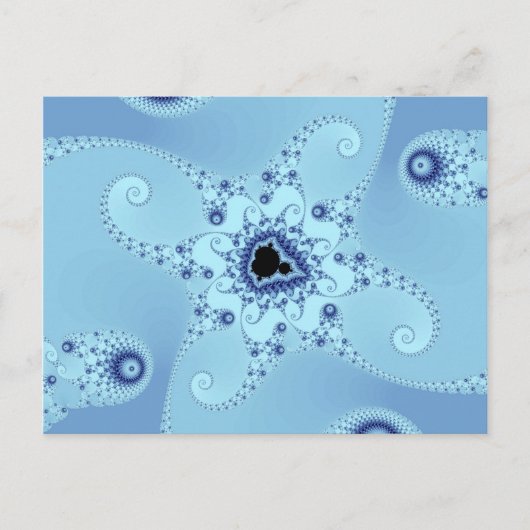 Blue Octopus Postcard Postkarte (Vorderseite)