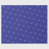 Blue Oh Boy Baby Dusche Geschenkpapier (Flach)