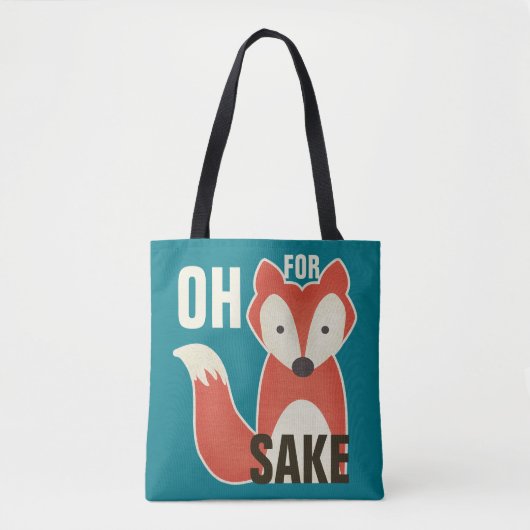 Blue Oh für Fox Sake Tasche (Vorderseite)