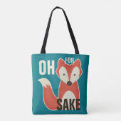 Blue Oh für Fox Sake Tasche (Rückseite)