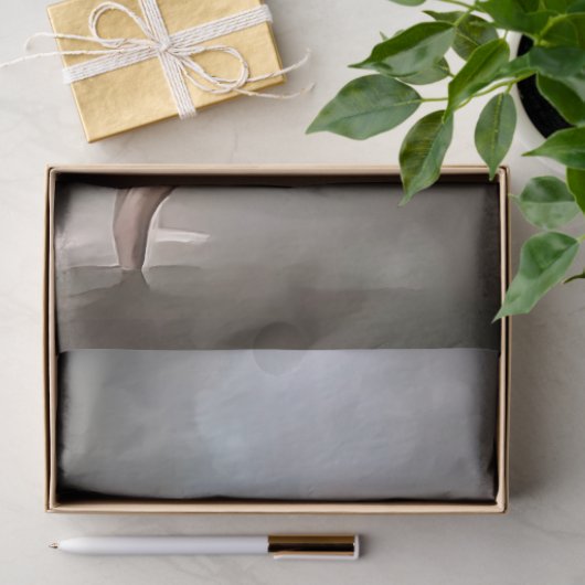 Blue Oil Ballerina Dancing Decoupage Seidenpapier (Geschenk)