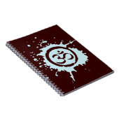 Blue Om Bio Planet Notebook Journals Notizblock (Rechte Seite)