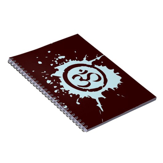 Blue Om Bio Planet Notebook Journals Notizblock (Rechte Seite)