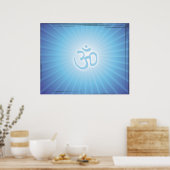 Blue Om Energy Poster (Küche)