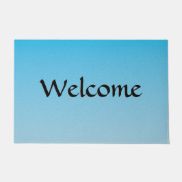 Blue Ombre Fußmatte