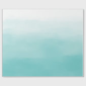 Blue Ombre Geschenkpapier (Flach)