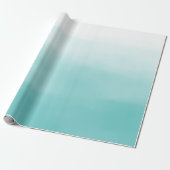 Blue Ombre Geschenkpapier (Ungerollt)