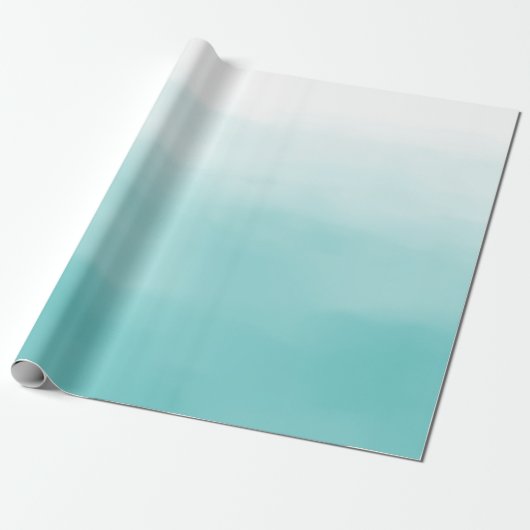 Blue Ombre Geschenkpapier (Ungerollt)