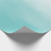 Blue Ombre Geschenkpapier (Ecke)