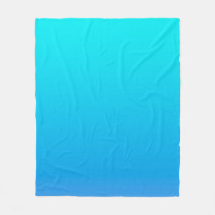 Blue Ombre Hintergrund Fleecedecke