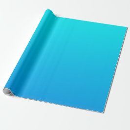 Blue Ombre Hintergrund Geschenkpapier