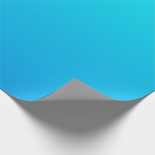 Blue Ombre Hintergrund Geschenkpapier (Ecke)