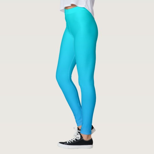 Blue Ombre Hintergrund Leggings (Links)