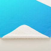 Blue Ombre Hintergrund Sherpadecke (3/4)