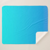 Blue Ombre Hintergrund Sherpadecke (Vorderseite (Horizontal))