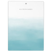 Blue Ombre Klemmbrett (Rückseite)