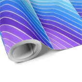 Blue Ombre Lackfarbencreme Geschenkpapier (Rolleneckpunkt)