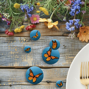 Blue Ombre Monarch Butterflies Konfetti
