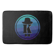 Blue Ombre Name Initial Monogram for Men