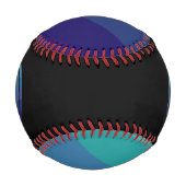 Blue Ombre Name Initial Monogram for Men Baseball (Vorderseite)