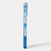 Blue Ombre Painted Case-Mate iPhone Hülle (Rückseite / Rechts)