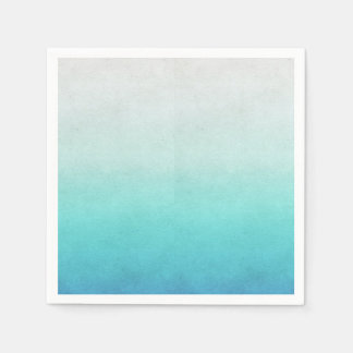 Blue Ombre Party Napkins Serviette