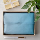 Blue Ombre Seidenpapier (Geschenk)