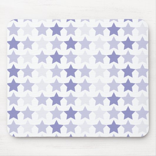 Blue Ombre Stars Mousepad (Vorne)