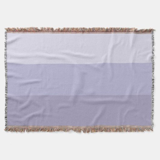 Blue Ombre Striping Decke (Vorderseite)