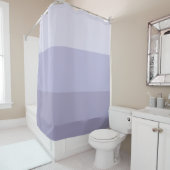 Blue Ombre Striping Duschvorhang (Beispiel)