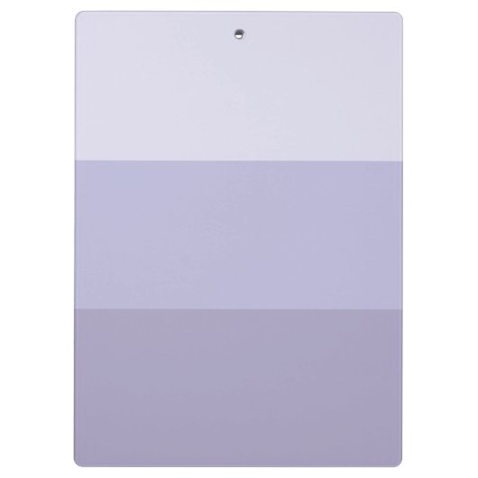 Blue Ombre Striping Klemmbrett (Rückseite)