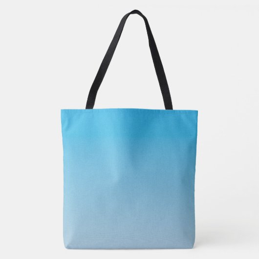 Blue Ombre Tasche (Vorderseite)