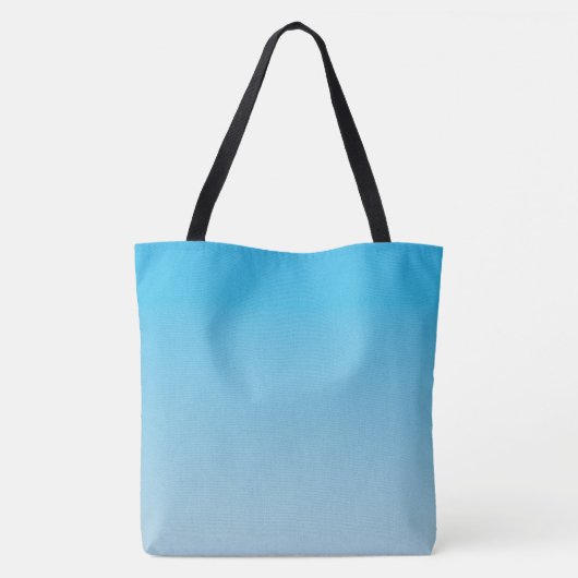 Blue Ombre Tasche (Rückseite)