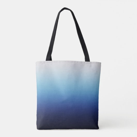Blue Ombre Tasche (Rückseite)