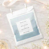 Blue Ombre Vielen Dank für Ihre Hochzeit Geschenktütchen (Ausgeschnitten)