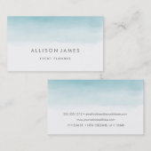 Blue Ombre Visitenkarte (Vorne/Hinten)
