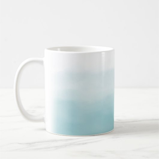 Blue Ombre Wassercolor Kaffeetasse (Links)
