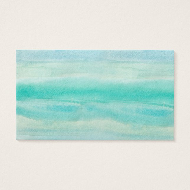 Blue Ombre Watercolor Wash Muster (Vorderseite)