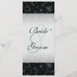 Blue on Black Floral Border Program Programm