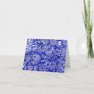Blue on Blue Danke Card