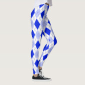 Blue On Blue Raute Leggings (Rechts)